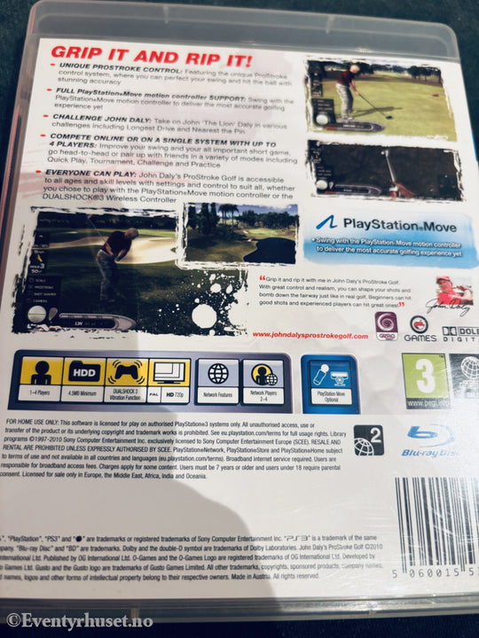 John Daly's Prostroke Golf. PS3.