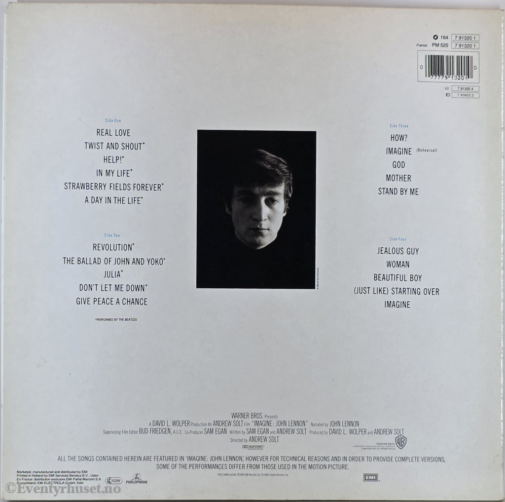 John Lennon. 1988. Imagine (Music From The Motion Picture). LP.