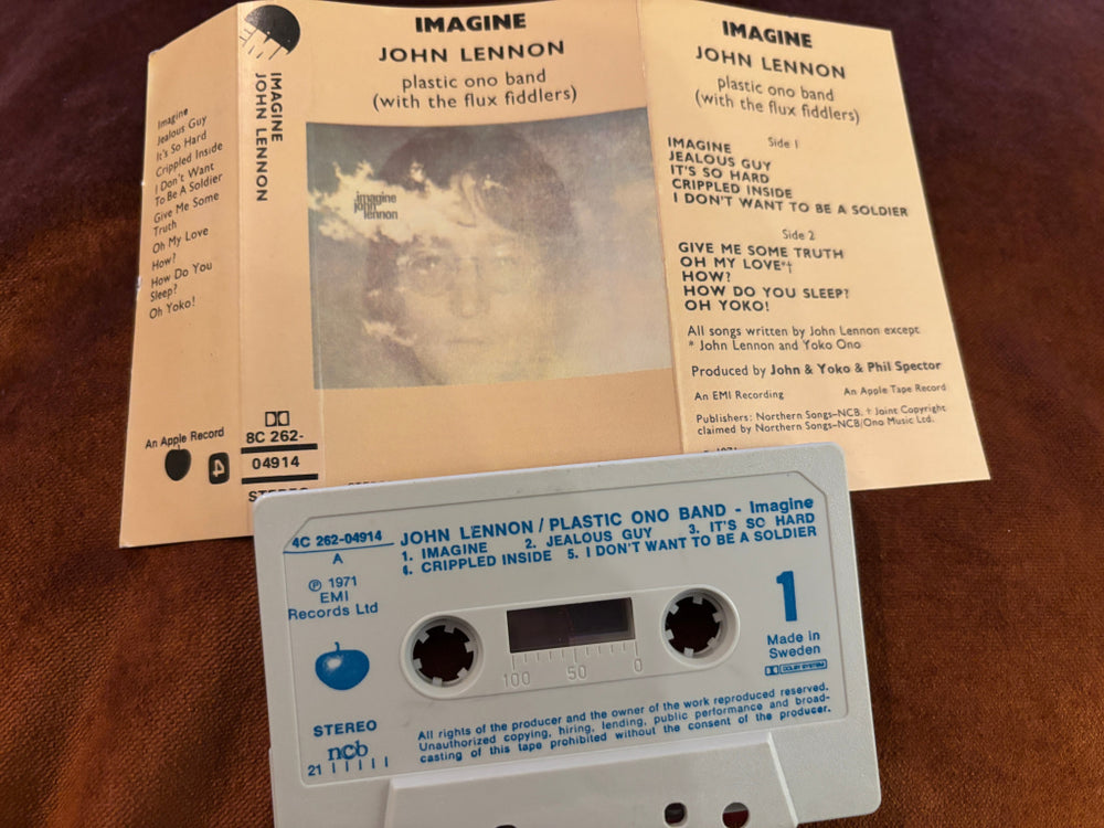 John Lennon – Imagine. Kassett.