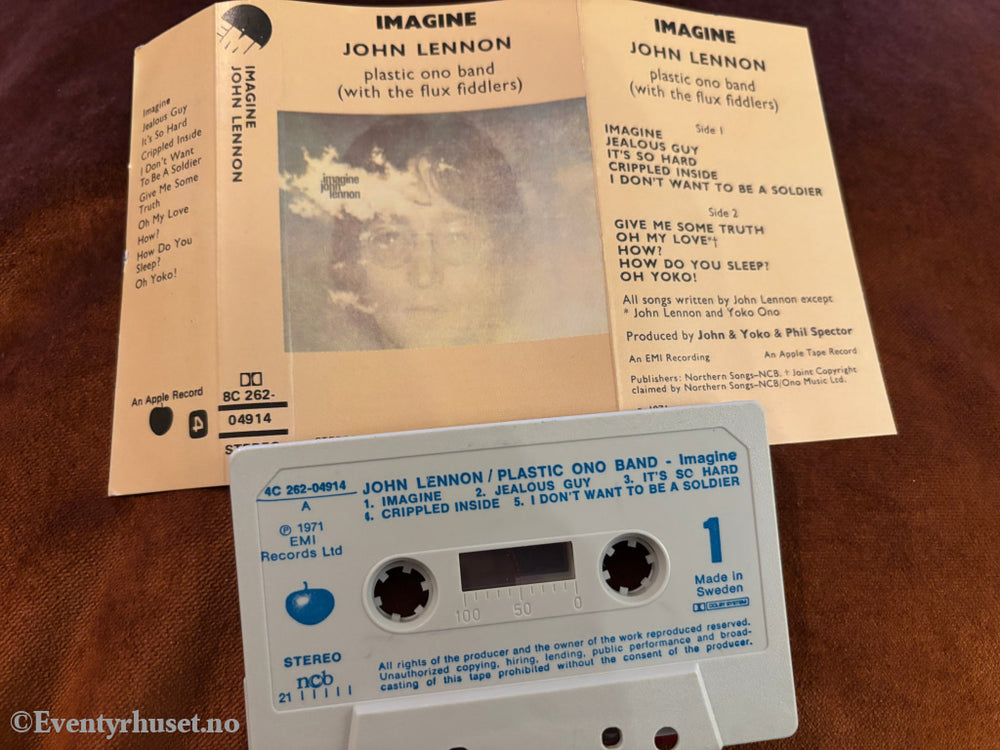 John Lennon – Imagine. Kassett.