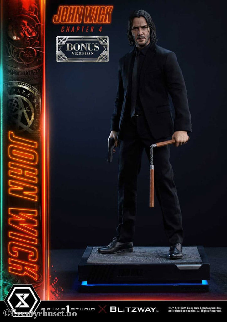 John Wick Chapter 4 Ultimate Premium Masterline Series Statue 1/4 John Wick Deluxe Bonus Version 54 cm Collectibles