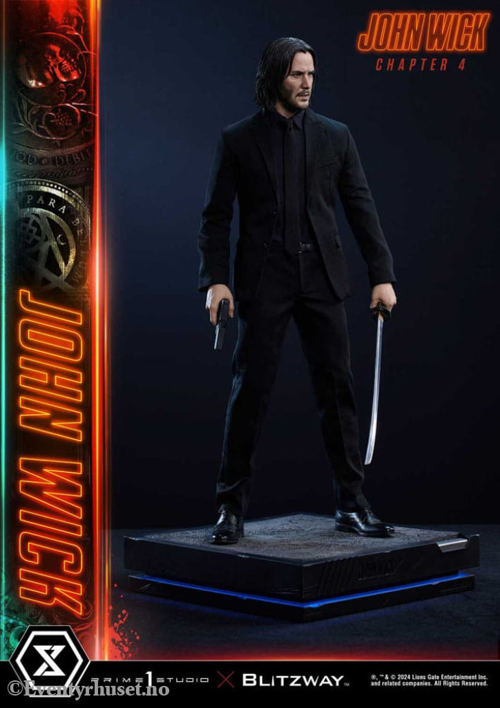 John Wick Chapter 4 Ultimate Premium Masterline Series Statue 1/4 John Wick Deluxe Version 54 cm Collectibles