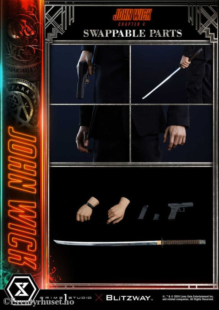 John Wick Chapter 4 Ultimate Premium Masterline Series Statue 1/4 John Wick Deluxe Version 54 cm Collectibles