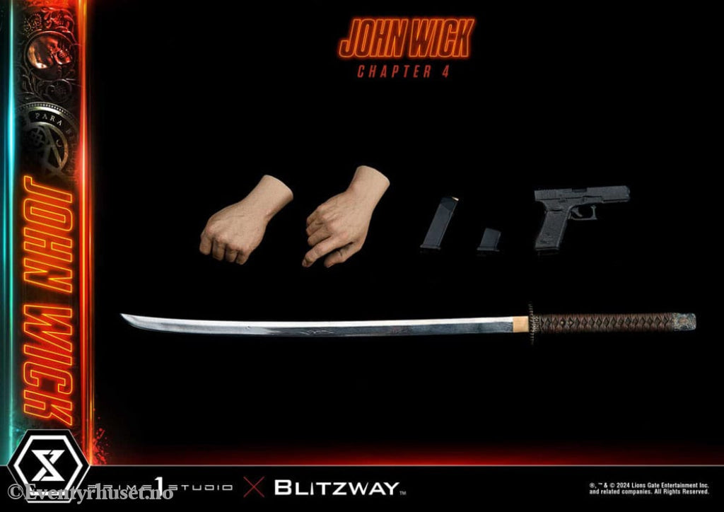 John Wick Chapter 4 Ultimate Premium Masterline Series Statue 1/4 John Wick Deluxe Version 54 cm Collectibles