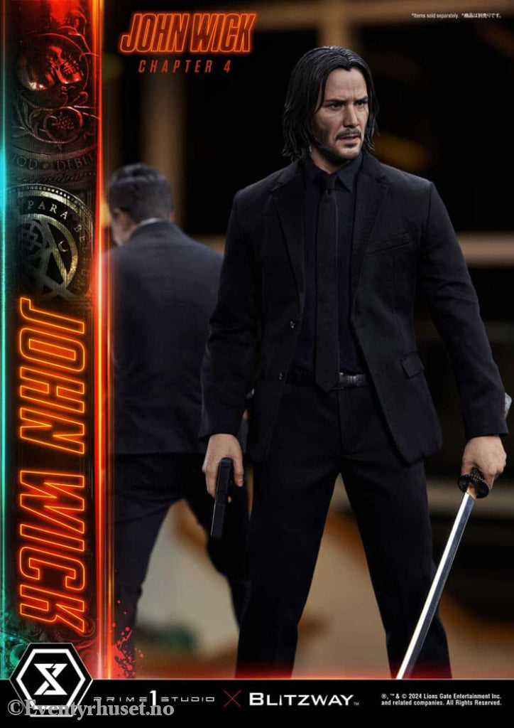John Wick Chapter 4 Ultimate Premium Masterline Series Statue 1/4 John Wick Deluxe Version 54 cm Collectibles