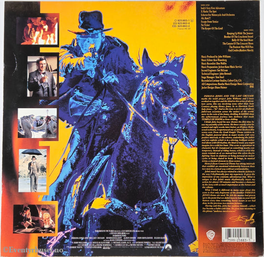 John Williams. 1989. Indiana Jones and the Last Crusade . LP.