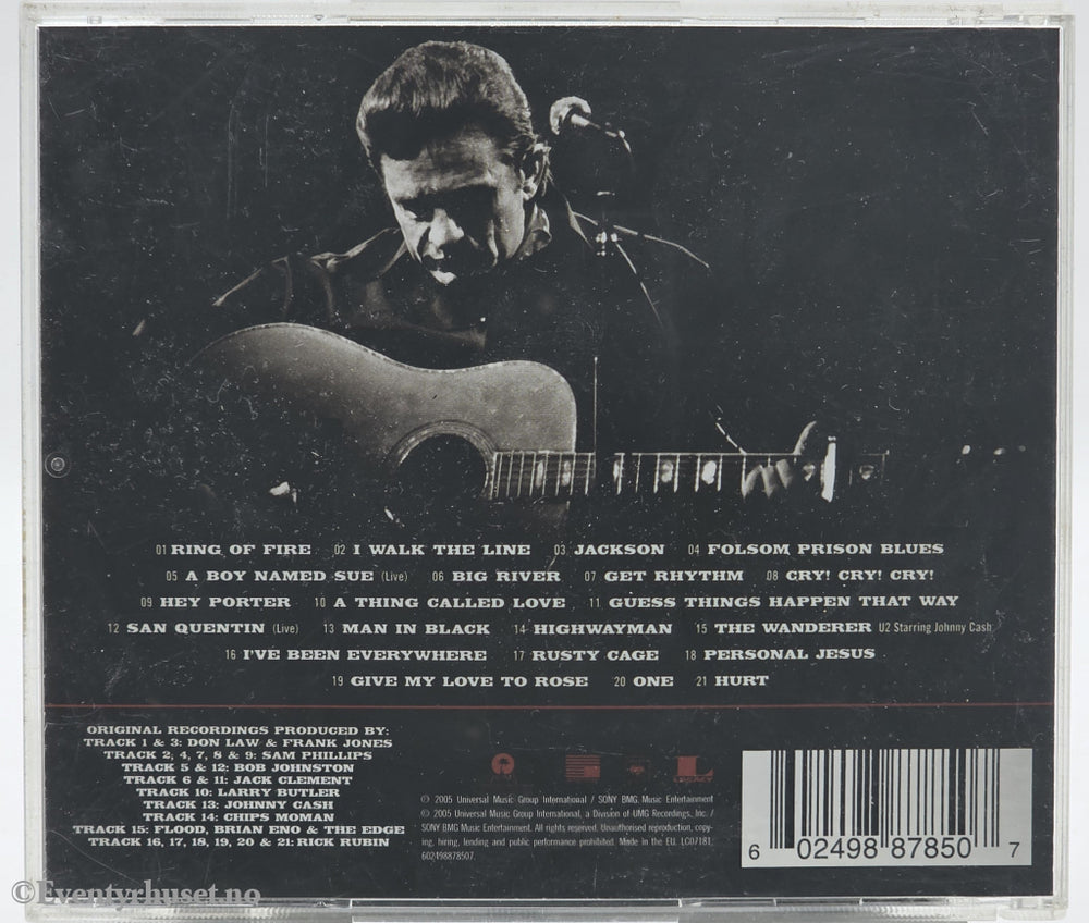 Johnny Cash. 2005. Ring of Fire The Legend of Johnny Cash. CD.
