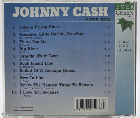 Johnny Cash. TBD. Super Hits. CD.