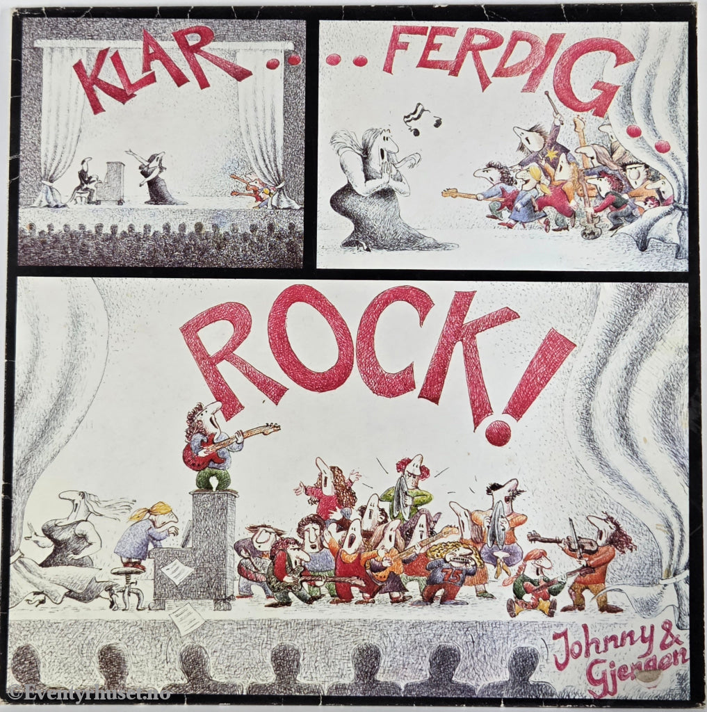 Johnny & Gjengen. 1980. Klar... Ferdig... Rock!. LP.