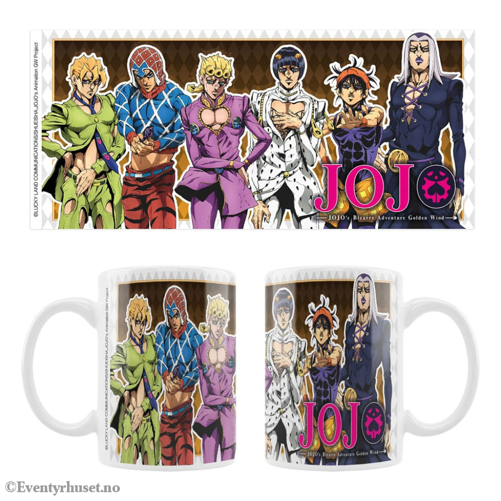 JoJo´s Bizarre Adventure Part 5: Golden Wind Ceramic Mug Main Characters Manga & Anime
