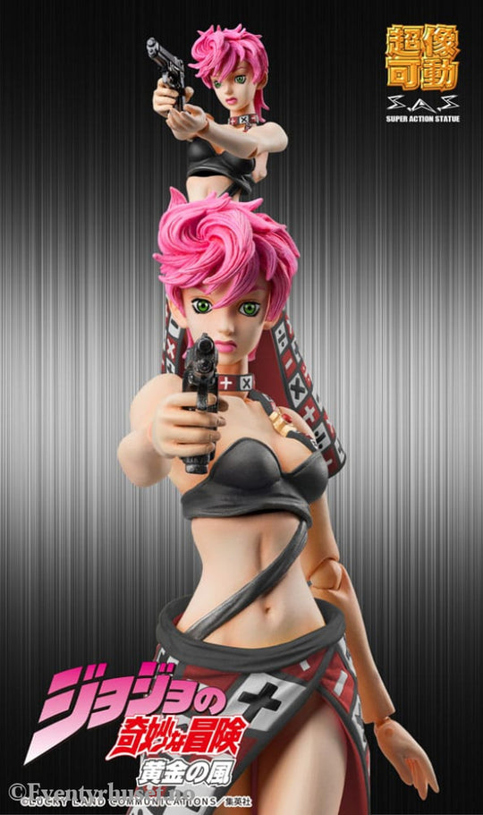 JoJo’s Bizarre Adventure Part 5 Super Action Action Figure Chozokado Trish Una Black Ver. 15 cm Manga & Anime