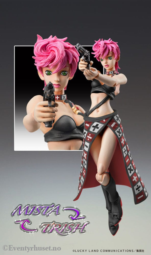 JoJo’s Bizarre Adventure Part 5 Super Action Action Figure Chozokado Trish Una Black Ver. 15 cm Manga & Anime