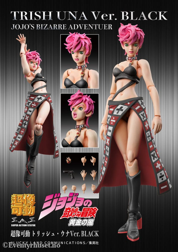JoJo’s Bizarre Adventure Part 5 Super Action Action Figure Chozokado Trish Una Black Ver. 15 cm Manga & Anime
