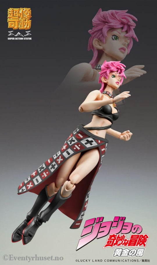 JoJo’s Bizarre Adventure Part 5 Super Action Action Figure Chozokado Trish Una Black Ver. 15 cm Manga & Anime