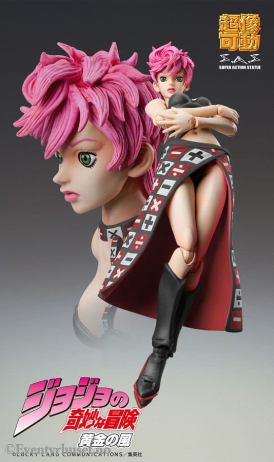 JoJo’s Bizarre Adventure Part 5 Super Action Action Figure Chozokado Trish Una Black Ver. 15 cm Manga & Anime