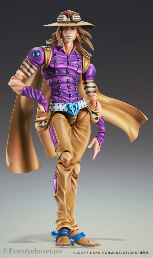 JoJo’s Bizarre Adventure Part 7: Steel Ball Run Super Action Action Figure Chozokado Gyro Zeppeli Ver.1.5 16 cm Manga &