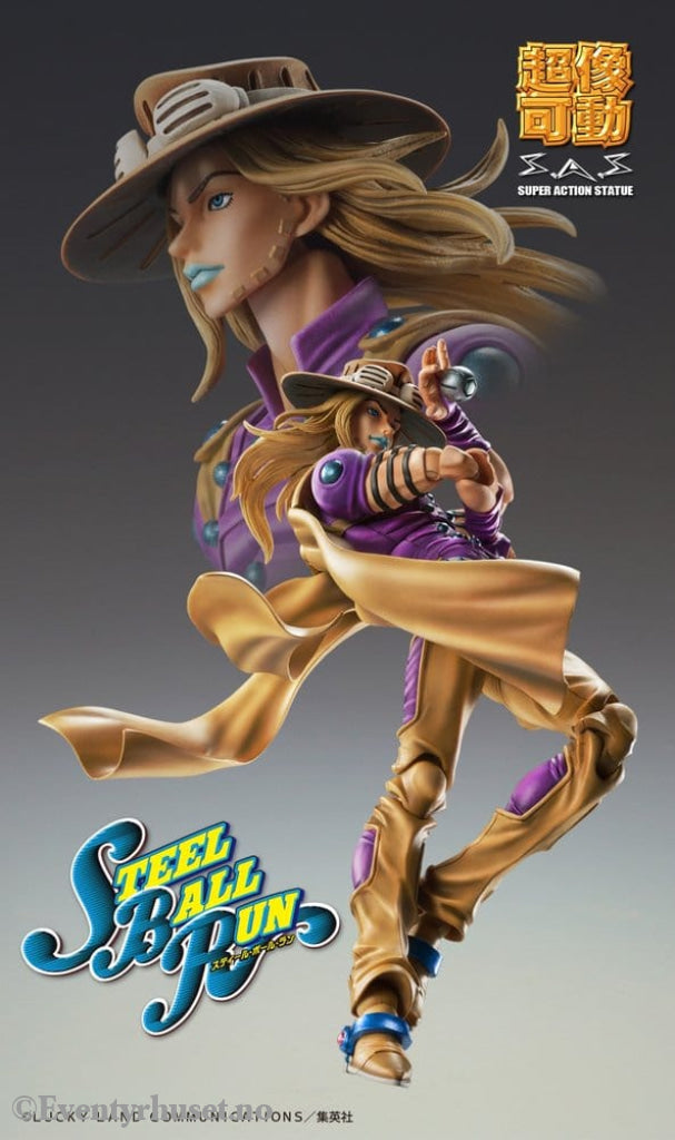 JoJo’s Bizarre Adventure Part 7: Steel Ball Run Super Action Action Figure Chozokado Gyro Zeppeli Ver.1.5 16 cm Manga &