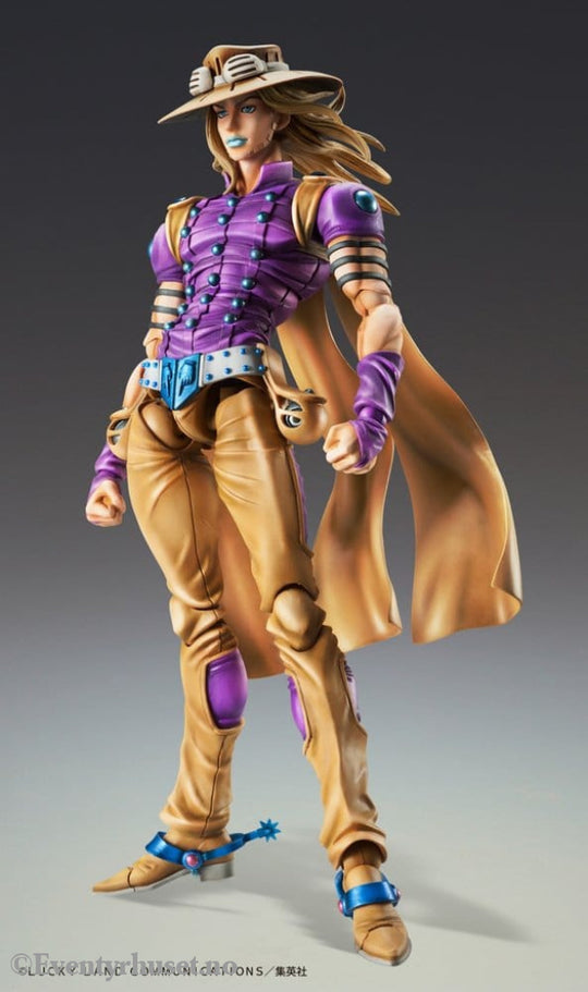 JoJo’s Bizarre Adventure Part 7: Steel Ball Run Super Action Action Figure Chozokado Gyro Zeppeli Ver.1.5 16 cm Manga &