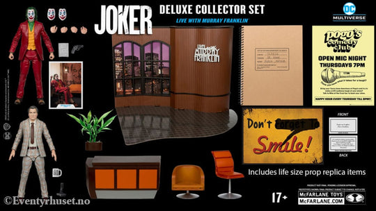 Joker DC Multiverse (Joker Movie) Deluxe Colllector Action Figure The Joker (Live with Murray Franklin) Limited Edition