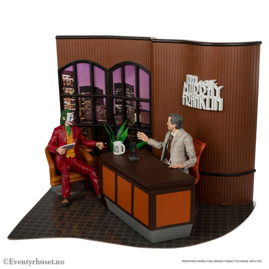Joker DC Multiverse (Joker Movie) Deluxe Colllector Action Figure The Joker (Live with Murray Franklin) Limited Edition