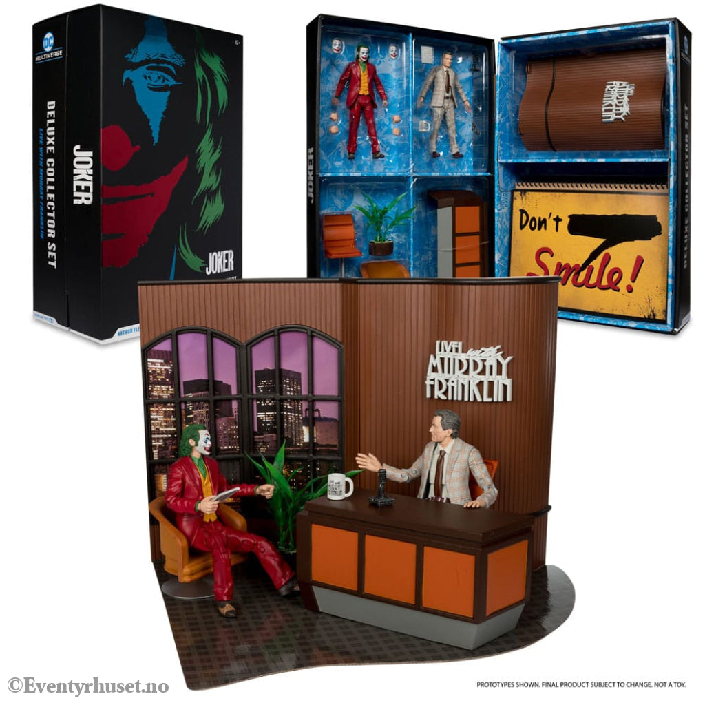 Joker DC Multiverse (Joker Movie) Deluxe Colllector Action Figure The Joker (Live with Murray Franklin) Limited Edition