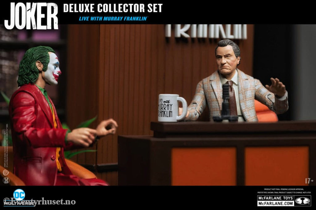 Joker DC Multiverse (Joker Movie) Deluxe Colllector Action Figure The Joker (Live with Murray Franklin) Limited Edition