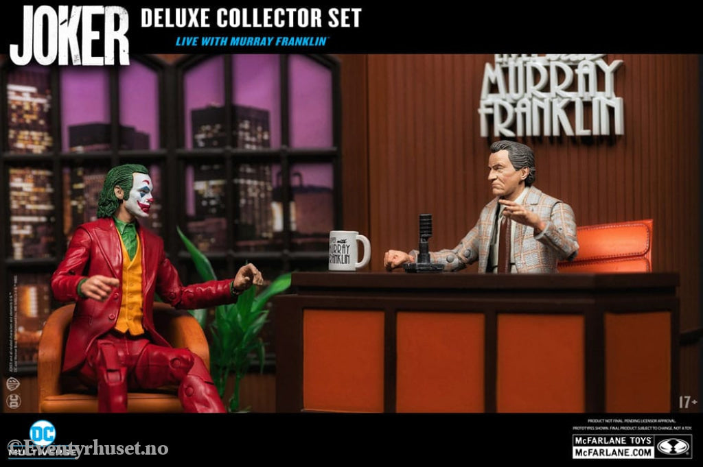 Joker DC Multiverse (Joker Movie) Deluxe Colllector Action Figure The Joker (Live with Murray Franklin) Limited Edition