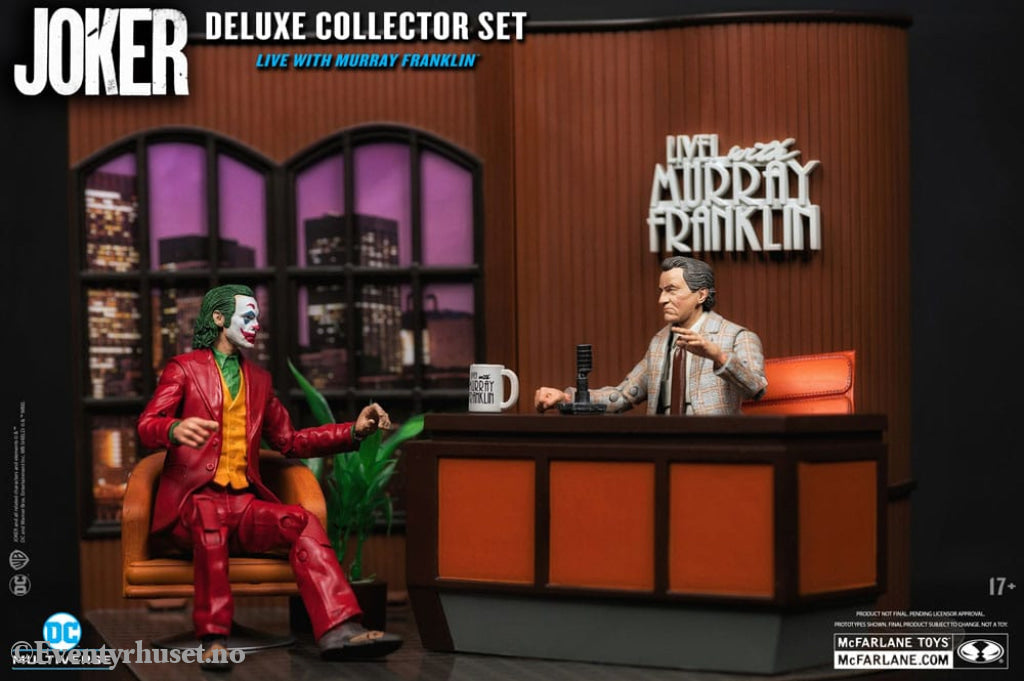 Joker DC Multiverse (Joker Movie) Deluxe Colllector Action Figure The Joker (Live with Murray Franklin) Limited Edition
