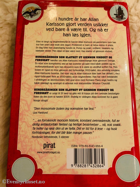 Jonas Jonasson. Hundreåringen Som Klatret Ut Gjennom Vinduet Og Forsvant. Fortelling