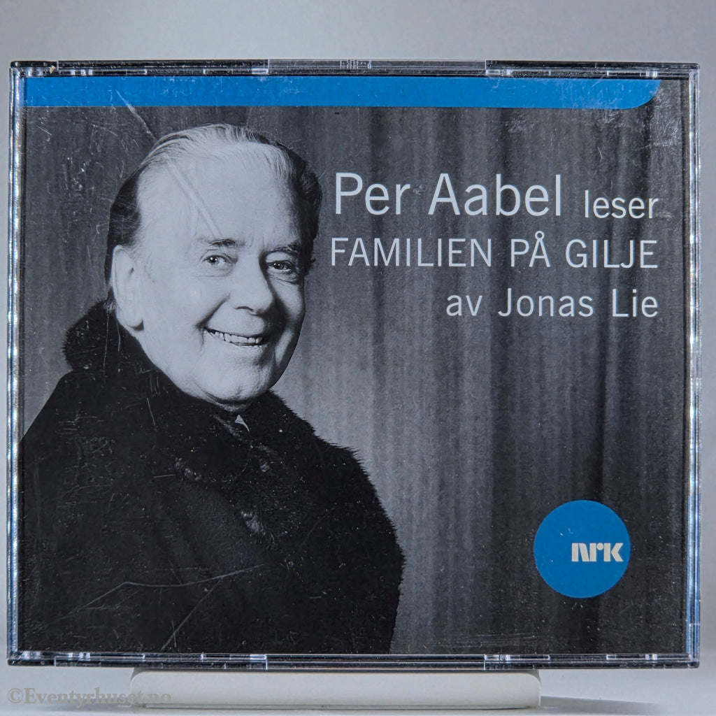 Jonas Lie / Per Aabel 1958 Familien på Gilje. Lydbok på CD.