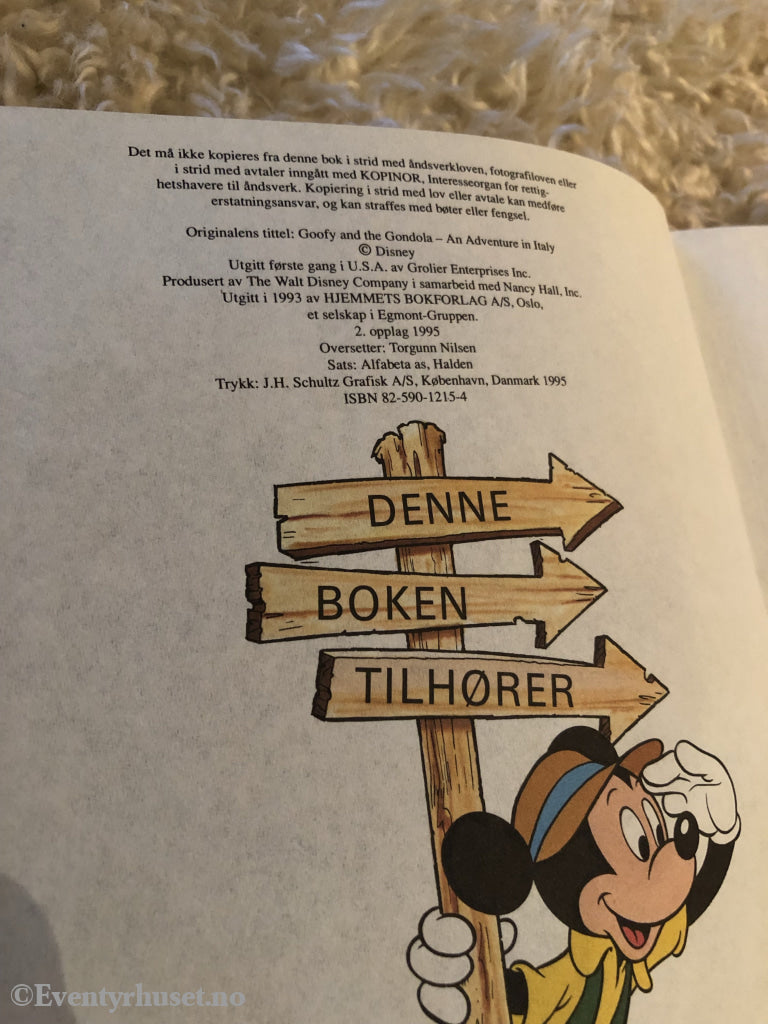 Jorden Rundt Med Disneys Beste. 1993/95. Langbein Og Gondolen. Vi Reiser Til Italia. Fortelling