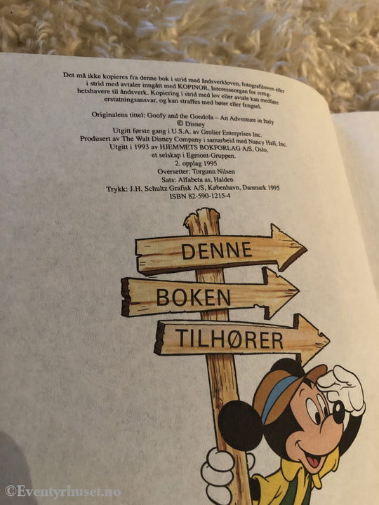 Jorden Rundt Med Disneys Beste. 1993/95. Langbein Og Gondolen. Vi Reiser Til Italia. Fortelling