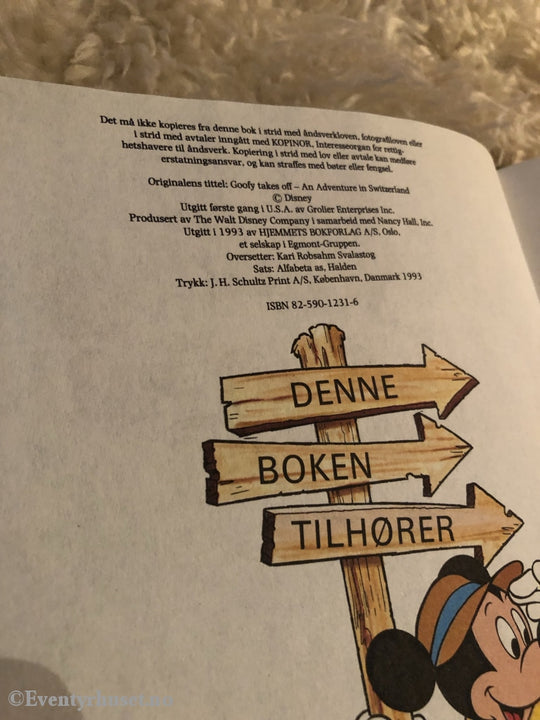 Jorden Rundt Med Disneys Beste. 1993. Langbein Setter Utfor. Vi Reiser Til Sveits. Fortelling