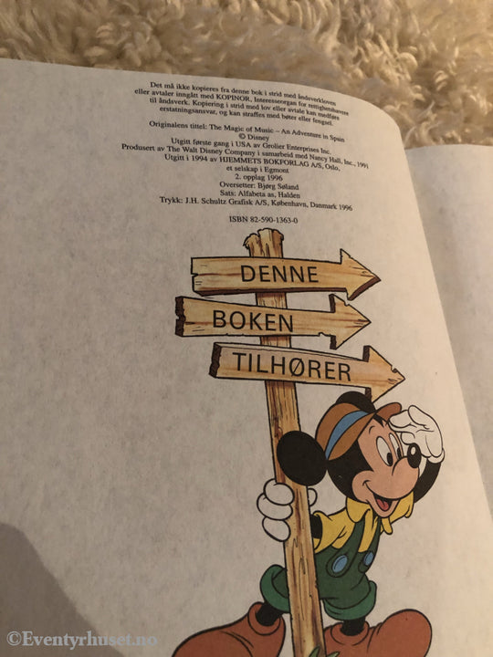 Jorden Rundt Med Disneys Beste. 1994/96. Musikkens Magi. Vi Reiser Til Spania. Fortelling