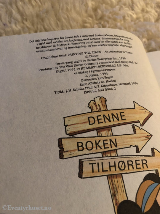 Jorden Rundt Med Disneys Beste. 1994. Den Fargeglade Byen. Vi Reiser Til Frankrike. Fortelling