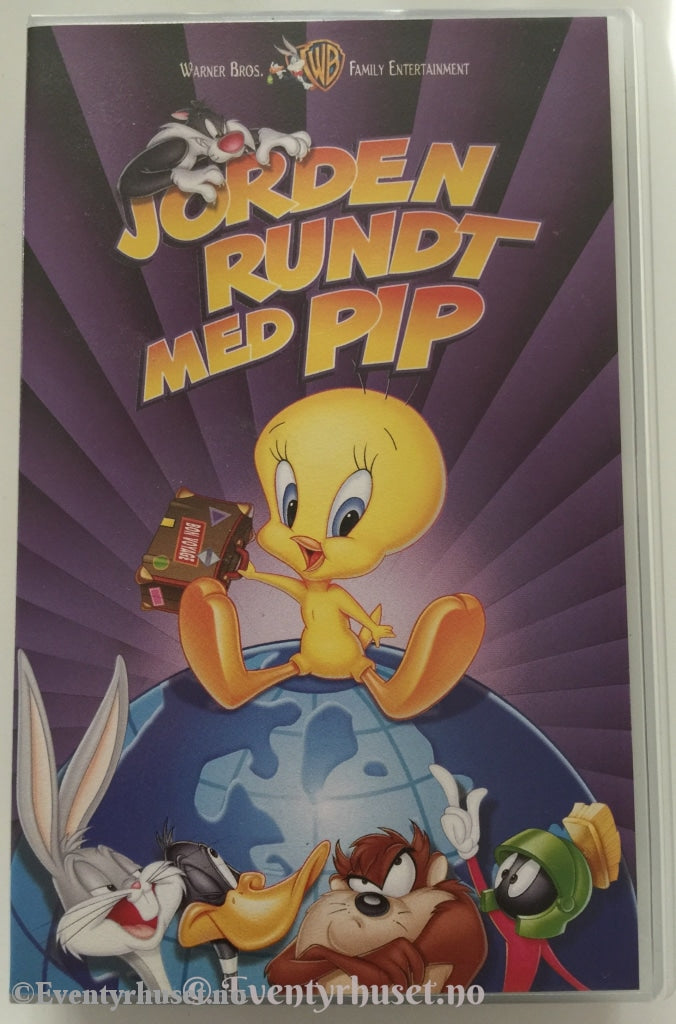 Jorden Rundt Med Pip. Vhs. Vhs