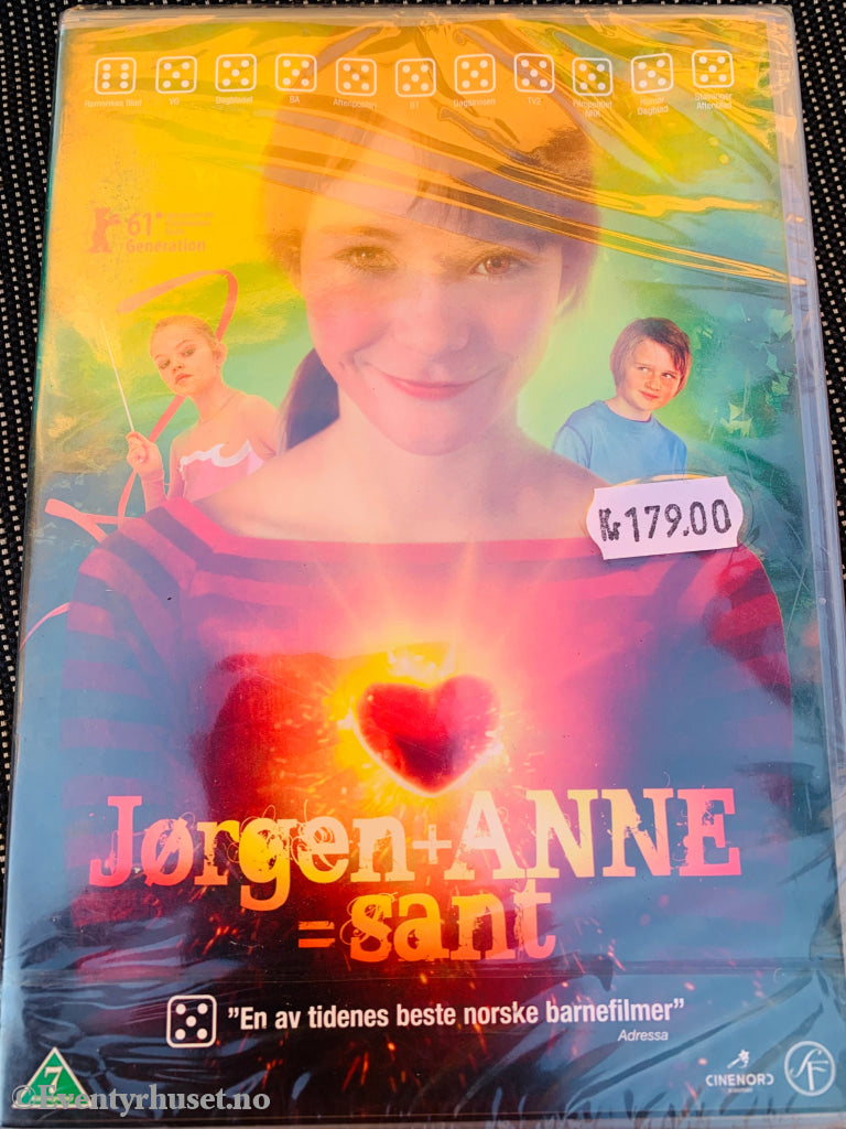 Jørgen + ANNE=sant. 2010. DVD. Ny i plast! DVD