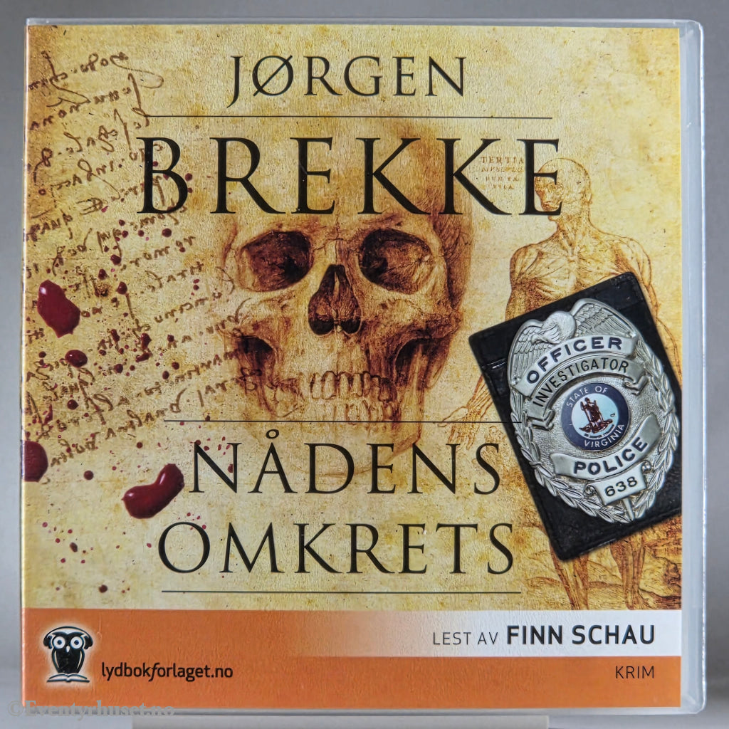 Jørgen Brekke 2011 Nådeens omkrets. Lydbok på CD.