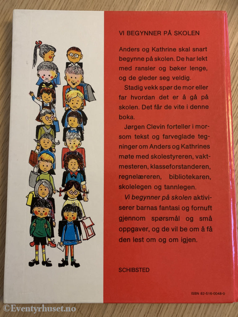 Jørgen Clevin. 1968/76. Vi Begynner På Skolen. Fortelling