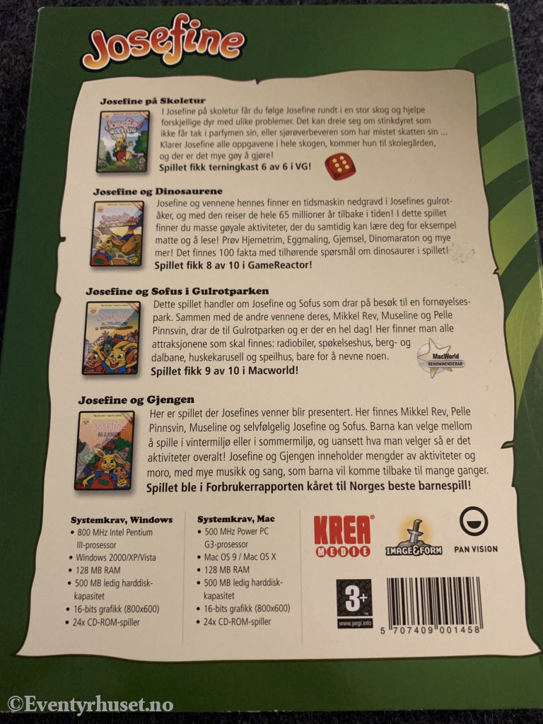 Josefine Klassiker. 4 Spill Samleboks Pc/mac. Pc