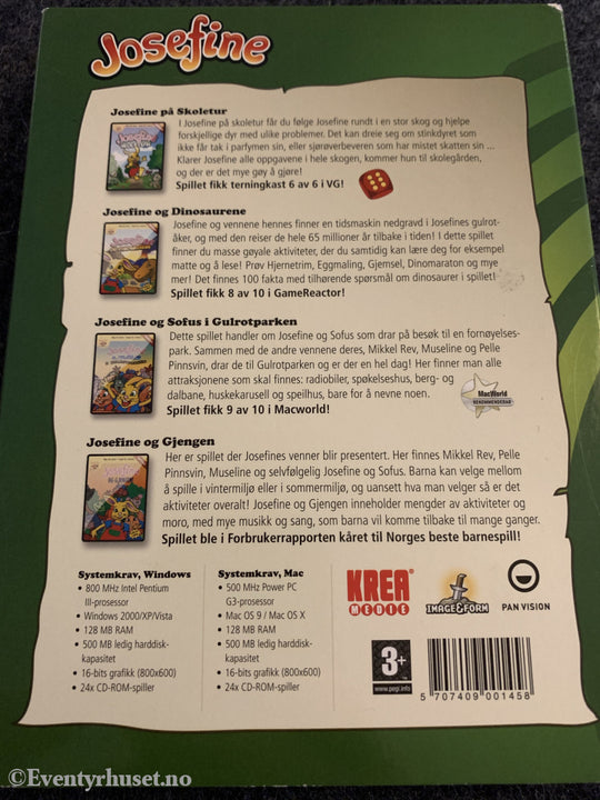 Josefine Klassiker. 4 Spill Samleboks Pc/mac. Pc