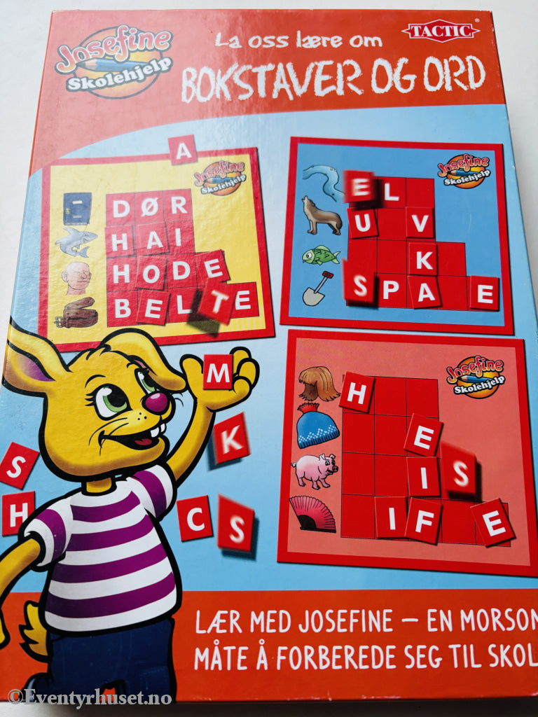 Josefine Skolehjelp: Bokstaver og Ord Spill