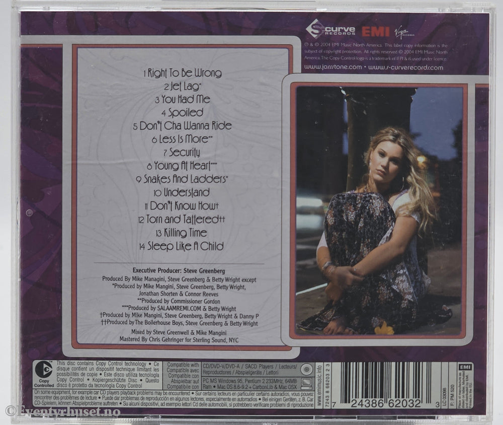 Joss Stone. 2004. Mind Body & Soul. CD.