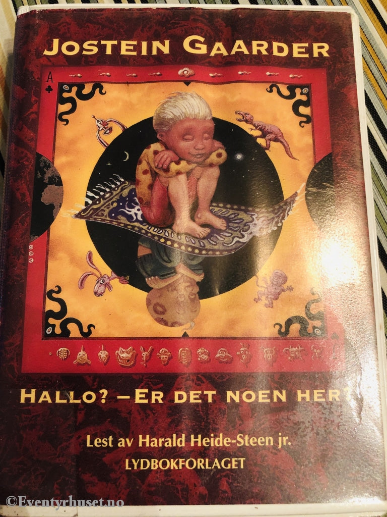 Jostein Gaarder. 1996. Hallo - Er Det Noen Her Kassettbok På 2 Kassetter.