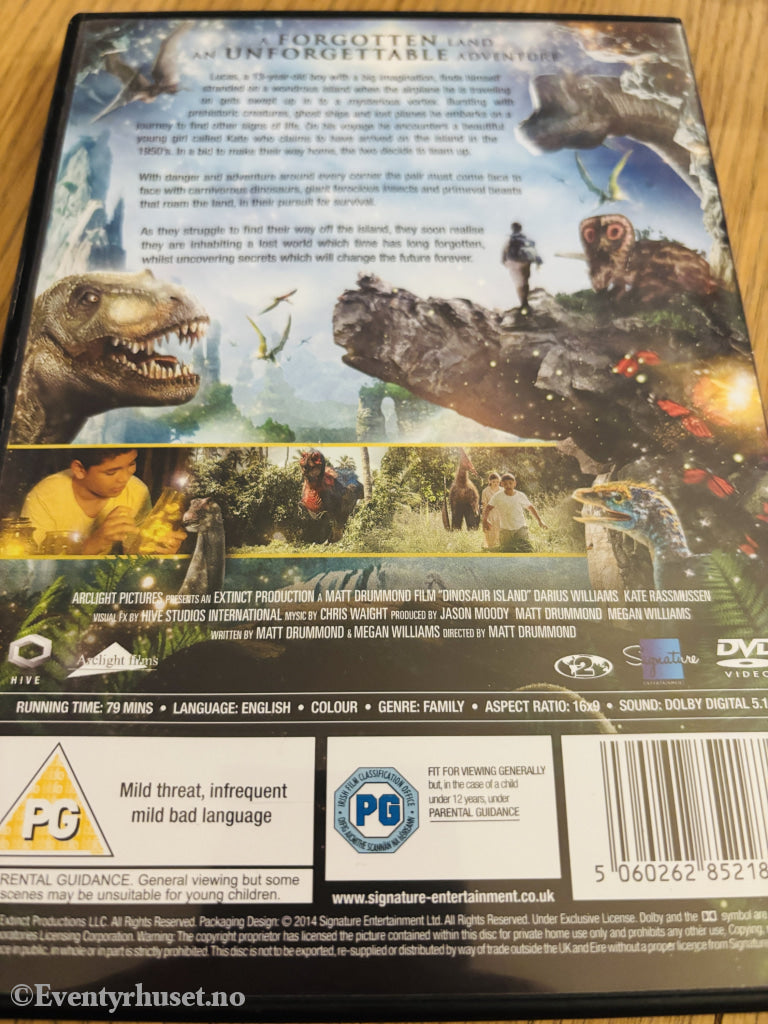Journey to Dinosaur Island (2014) . DVD.
