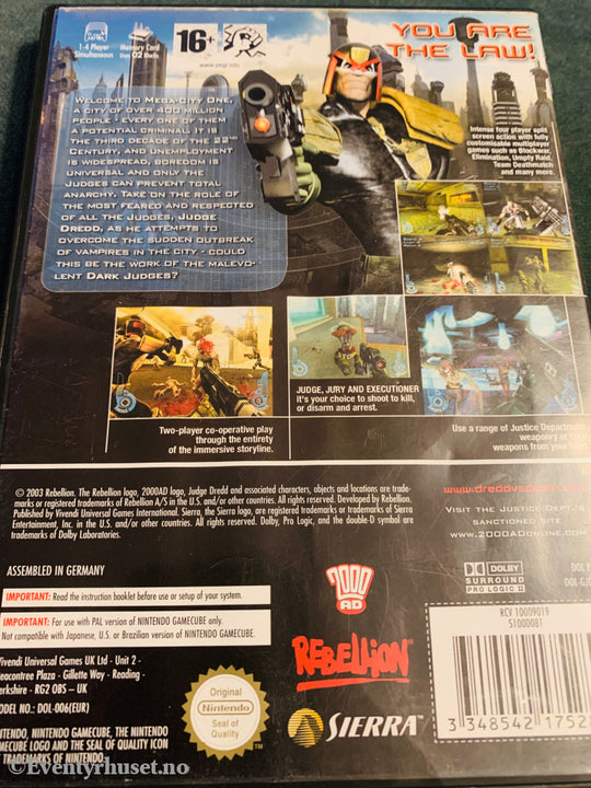 Judge Dredd - Dredd vs Death. Gamecube.