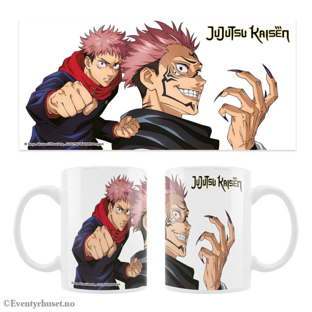 Jujutsu Kaisen Ceramic Mug Yuji & Sukuna Manga & Anime