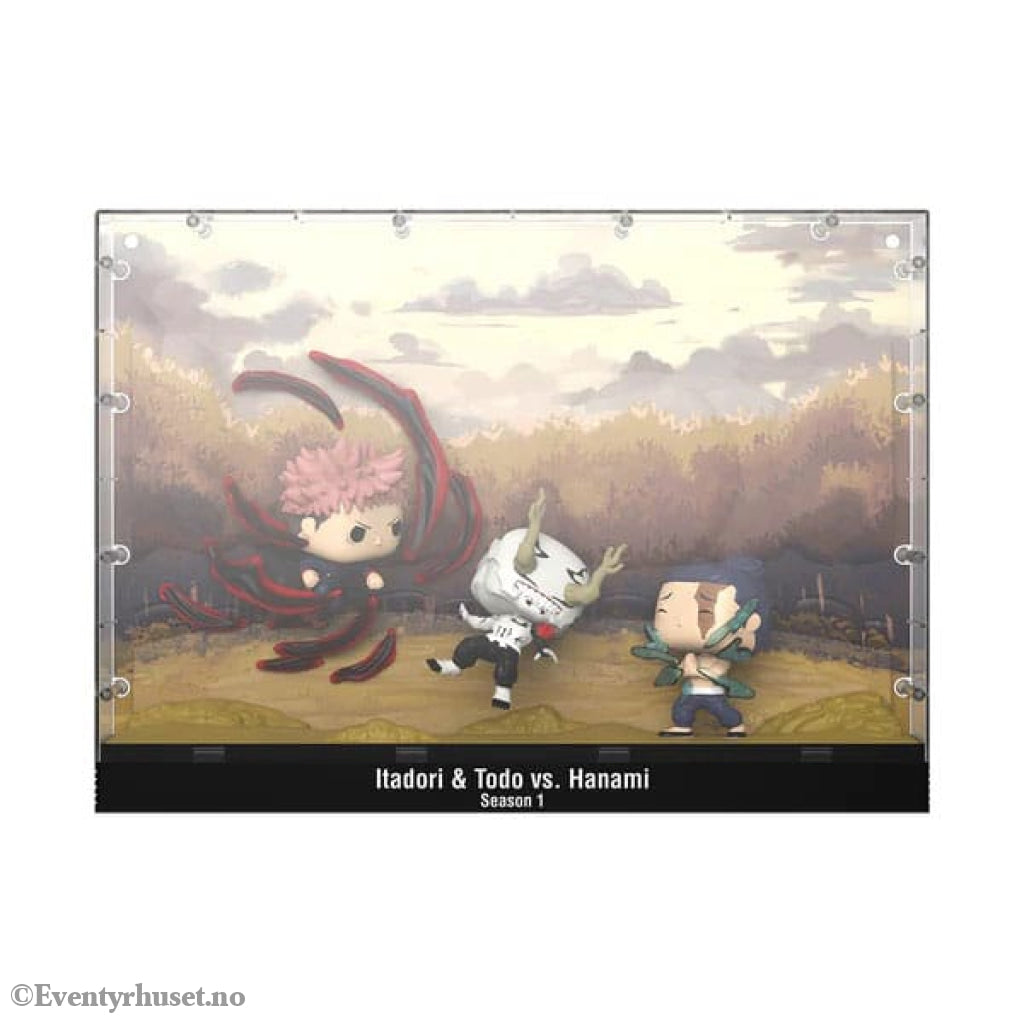 Jujutsu Kaisen POP Moments Vinyl Figures Itadori & Todo vs Hanami 9 cm Manga & Anime