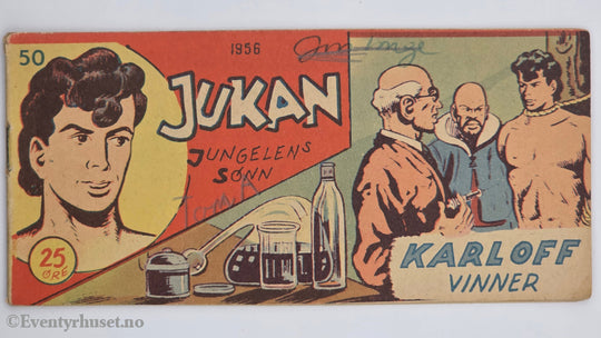 Jukan – Jungelens sønn. 1956. Karloff vinner. Hefte.