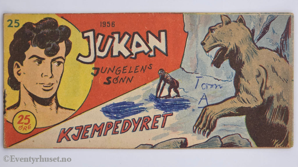 Jukan – Jungelens sønn. 1956. Kjempedyret. Hefte.